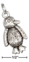 Silver Charms & Pendants Sterling Silver Antiqued Penguin Charm JadeMoghul Inc.