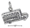 Silver Charms & Pendants Sterling Silver Antiqued Three Dimensional School Bus Charm JadeMoghul Inc.