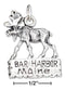 Silver Charms & Pendants Sterling Silver "Bar Harbor Maine" Sign With Moose Charm JadeMoghul Inc.