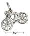Silver Charms & Pendants Sterling Silver Bicycle Charm JadeMoghul Inc.