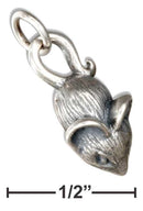 Silver Charms & Pendants Sterling Silver Big Eared Mouse Charm JadeMoghul Inc.