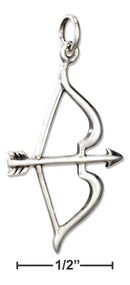 Silver Charms & Pendants Sterling Silver Bow And Arrow Charm JadeMoghul