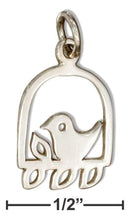 Silver Charms & Pendants Sterling Silver Branch With Bird Charm JadeMoghul