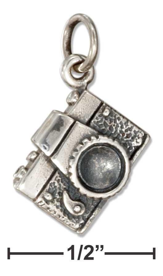 Silver Charms & Pendants Sterling Silver Camera Charm JadeMoghul Inc.