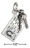 Silver Charms & Pendants STERLING SILVER CAR KEYS WITH DRIVERS LICENSE CHARM JadeMoghul