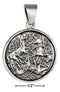 Silver Charms & Pendants Sterling Silver Celtic Horse Pendant JadeMoghul Inc.