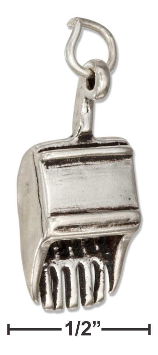 Silver Charms & Pendants Sterling Silver Charm:  3D Cranberry Rake Charm JadeMoghul Inc.