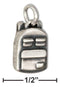 Silver Charms & Pendants Sterling Silver Charm:  3D Hiking Backpack Charm JadeMoghul Inc.