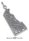 Silver Charms & Pendants Sterling Silver Charm:  Antiqued Delaware State Charm JadeMoghul