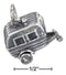 Silver Charms & Pendants Sterling Silver Charm:  Antiqued Three Dimensional Camper Charm JadeMoghul