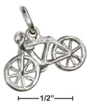 Silver Charms & Pendants Sterling Silver Charm:  Bicycle Charm JadeMoghul