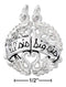 Silver Charms & Pendants Sterling Silver Charm:  Break Apart Round "lil Sis Big Sis" Charm JadeMoghul