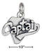 Silver Charms & Pendants Sterling Silver Charm:  "captain" Charm For Baseball Or Softball JadeMoghul