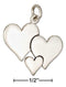 Silver Charms & Pendants Sterling Silver Charm:  Cluster Of Hearts Charm JadeMoghul Inc.