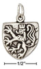 Silver Charms & Pendants Sterling Silver Charm:  Coat Of Arms Charm With Lion JadeMoghul Inc.