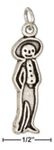 Silver Charms & Pendants Sterling Silver Charm:  Dia De Los Muertos Charm Male Skeleton JadeMoghul Inc.