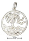 Silver Charms & Pendants Sterling Silver Charm:  Diamond Cut Tropical Ocean View Charm JadeMoghul Inc.