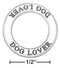 Silver Charms & Pendants Sterling Silver Charm:  "dog Lover" Affirmation Band Pendant JadeMoghul