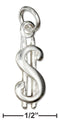 Silver Charms & Pendants Sterling Silver Charm:  "$" Dollar Sign Charm JadeMoghul Inc.