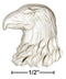 Silver Charms & Pendants Sterling Silver Charm:  Eagle Head Pendant JadeMoghul Inc.