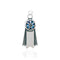 Silver Charms & Pendants Sterling Silver Charm:  Engravable 1St First Place Ribbon Charm With Paua Shell JadeMoghul Inc.