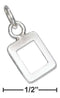 Silver Charms & Pendants Sterling Silver Charm:  Fine Lined "0" Number Charm JadeMoghul