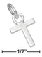 Silver Charms & Pendants Sterling Silver Charm:  Fine Lined Letter "t" Charm JadeMoghul