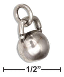 Silver Charms & Pendants Sterling Silver Charm:  Fitness Kettlebell Charm JadeMoghul Inc.