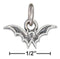 Silver Charms & Pendants Sterling Silver Charm:  Flying Bat Charm JadeMoghul