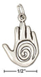 Silver Charms & Pendants Sterling Silver Charm:  Healing Hand Charm JadeMoghul Inc.