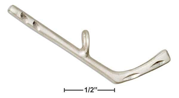 Silver Charms & Pendants Sterling Silver Charm:  Hockey Stick Pendant JadeMoghul Inc.