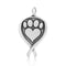 Silver Charms & Pendants Sterling Silver Charm:  K-9 Cancer Dog Cancer Awareness Pendant JadeMoghul Inc.