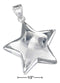 Silver Charms & Pendants Sterling Silver Charm:  Large Shining Star Pendant JadeMoghul