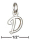 Silver Charms & Pendants Sterling Silver Charm:  Letter "D" Script Initial Charm JadeMoghul Inc.