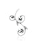 Silver Charms & Pendants Sterling Silver Charm:  Life'S Treasures Dog Heart Paw Prints Pendant On Vine JadeMoghul Inc.