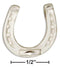 Silver Charms & Pendants Sterling Silver Charm:  Lucky Horseshoe Pendant JadeMoghul Inc.