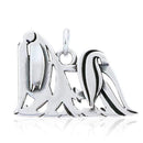 Silver Charms & Pendants Sterling Silver Charm:  Maltese Pendant, Body JadeMoghul Inc.