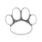 Silver Charms & Pendants Sterling Silver Charm:  Monster Paw Pendant Extra Large Open Dog Paw Print JadeMoghul Inc.