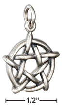 Silver Charms & Pendants Sterling Silver Charm:  Open Pentagram Charm JadeMoghul Inc.