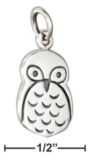 Silver Charms & Pendants Sterling Silver Charm:  Owl Charm JadeMoghul Inc.