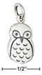 Silver Charms & Pendants Sterling Silver Charm:  Owl Charm JadeMoghul Inc.