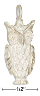 Silver Charms & Pendants Sterling Silver Charm:  Owl Pendant JadeMoghul Inc.