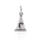 Silver Charms & Pendants Sterling Silver Charm:  Rally Cone Dog Agility Charm With Paw Print And Arrow JadeMoghul Inc.