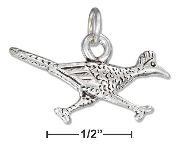 Silver Charms & Pendants Sterling Silver Charm:  Roadrunner Charm JadeMoghul