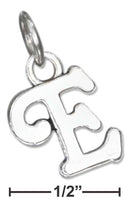 Silver Charms & Pendants Sterling Silver Charm:  Scrolled Letter "e" Charm JadeMoghul