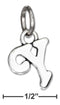 Silver Charms & Pendants Sterling Silver Charm:  Scrolled Letter "y" Charm JadeMoghul