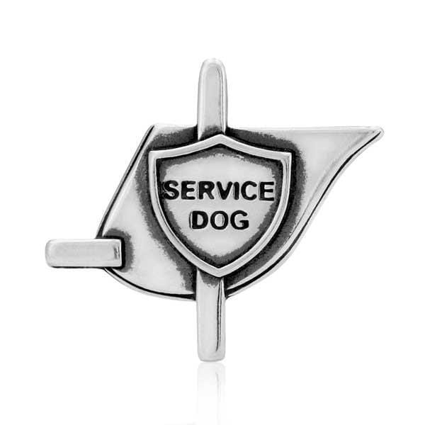 Silver Charms & Pendants Sterling Silver Charm:  Service Dog Vest Pendant JadeMoghul Inc.