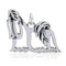 Silver Charms & Pendants Sterling Silver Charm:  Shih Tzu Pendant, Body Show-Cut JadeMoghul Inc.