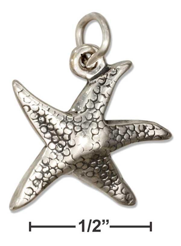 Silver Charms & Pendants Sterling Silver Charm:  Starfish Charm JadeMoghul Inc.