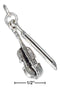 Silver Charms & Pendants Sterling Silver Charm:  Three Dimensional Bow And Violin Charm JadeMoghul